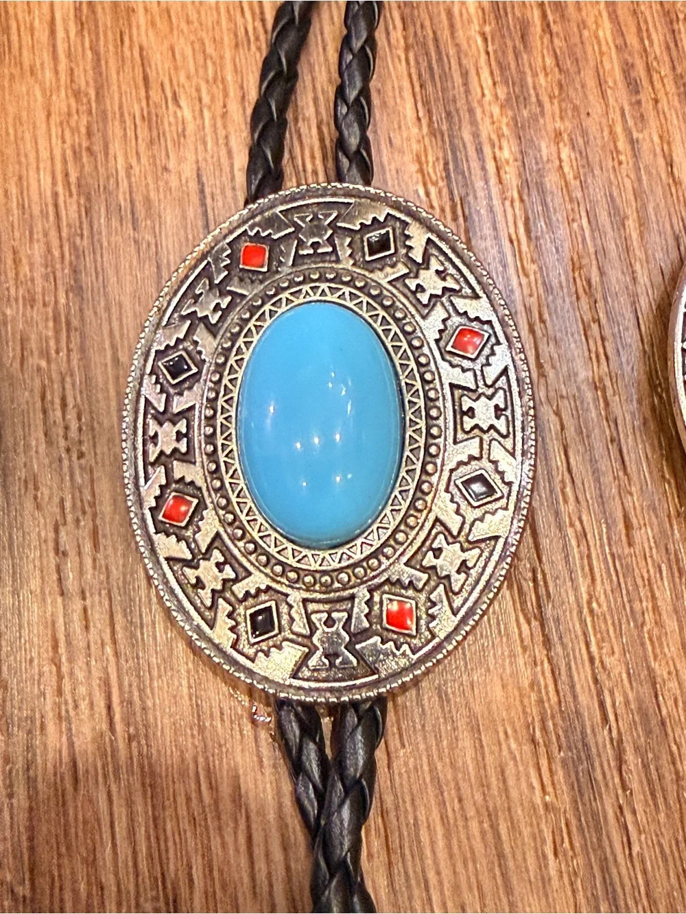Vintage Handmade Western Leather Bolo Ties